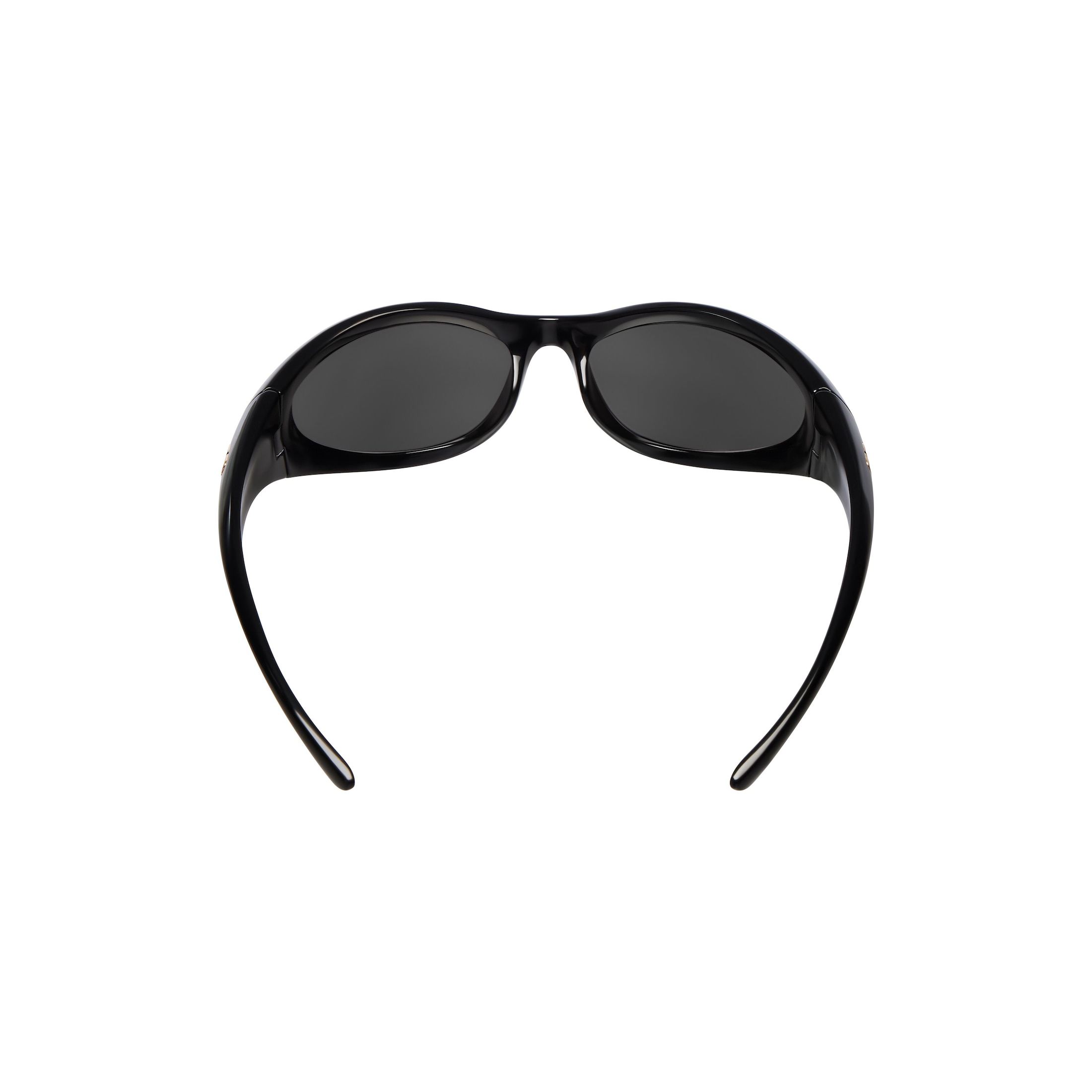 Sporty B Round Af Sunglasses in Black - Image 2